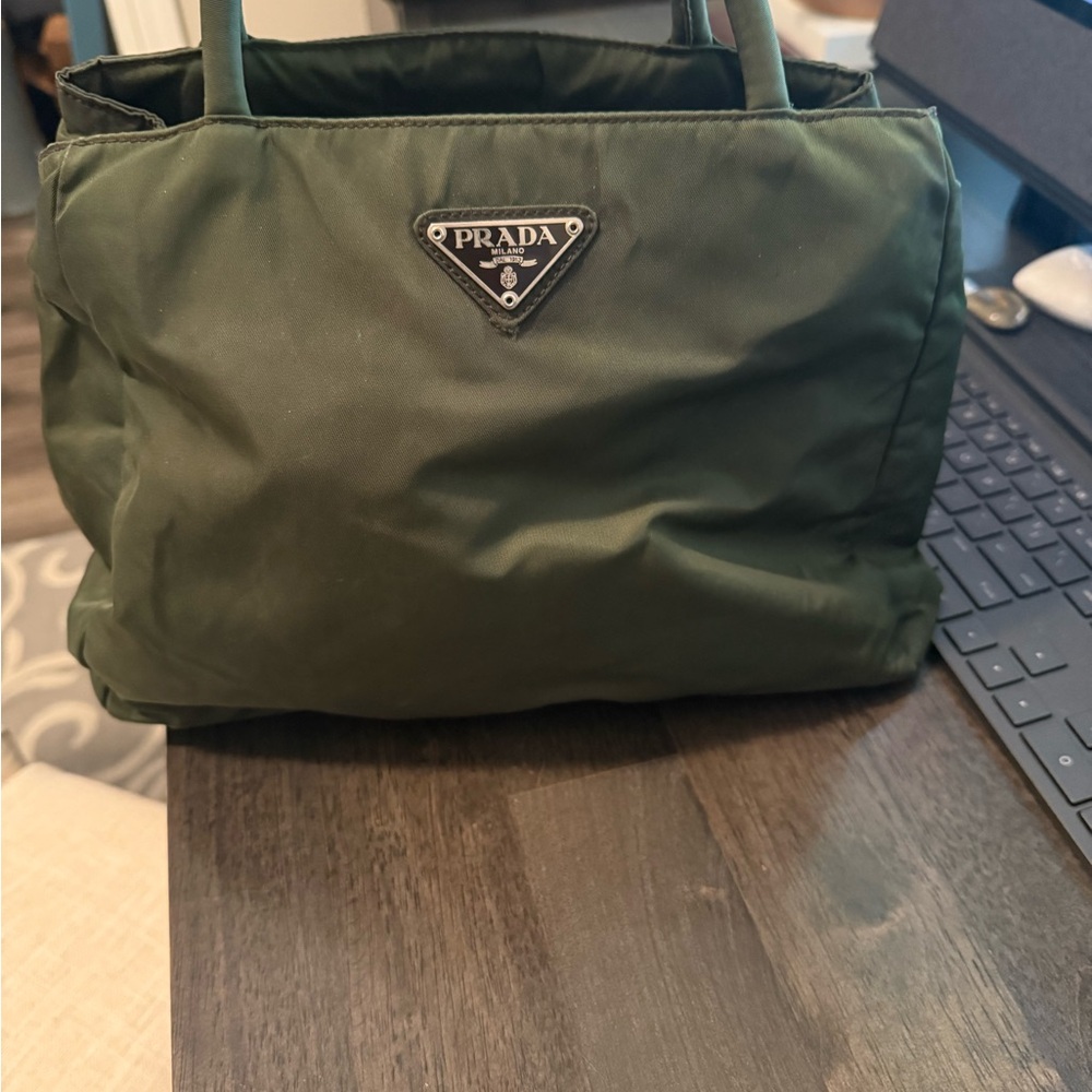 Prada Nylon Forest green bag